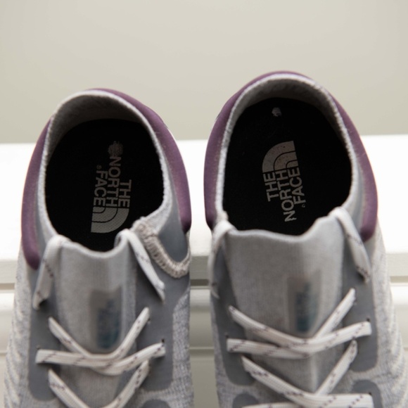 North Face Men's Sz 14 VECTIV Escape Knit Trail Running Shoes Gray / White - Picture 8 of 8